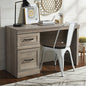 Glendale Transitional Desk, Rustic Gray Finish