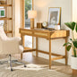 Springwood Caning Desk, Light Honey Finish
