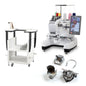 Entrepreneur W PR680WBNDL 6-Needle Embroidery Machine with Stand and Universal Cap Frame Set