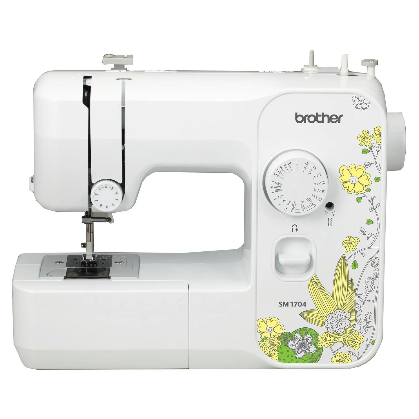 Brother Sm1704 Lightweight, Full Size Sewing Machine With 17 Stitches And 4 Sewing Feet