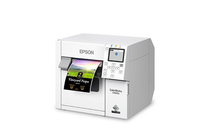 Epson ColorWorks CW-C4000 Color Inkjet Label Printer (Gloss)