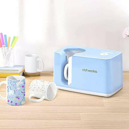 CRAFT EXPRESS AUTOMATIC MUG PRESS – PACIFIC BLUE FOR 11OZ & 15OZ MUGS