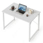 32 Inch Computer Desk, Small Home Office Desk for Small Spaces, Modern Simple Style for Home Office Study, Perfect for Students and Adults, White