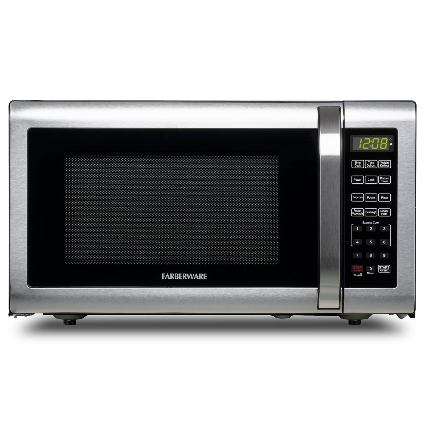 1.6 Cu. Ft Countertop Microwave Oven, 1100 Watts, Stainless Steel