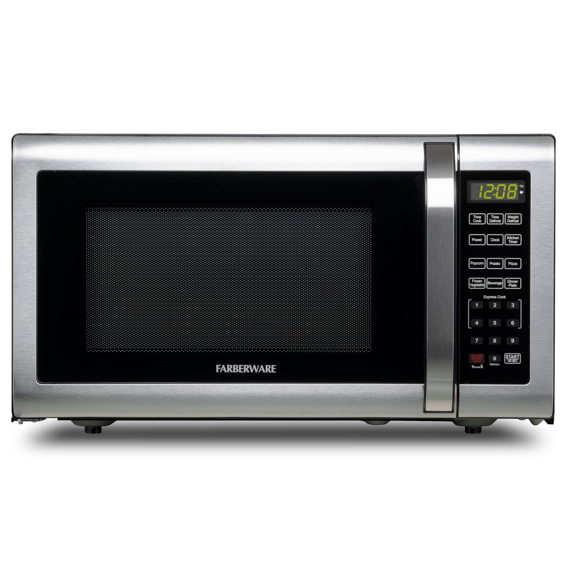 1.6 Cu. Ft Countertop Microwave Oven, 1100 Watts, Stainless Steel