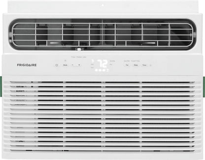 8,000 BTU Window Room Air Conditioner with Supplemental Heat up to 350 Sq Ft, White