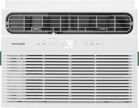 8,000 BTU Window Room Air Conditioner with Supplemental Heat up to 350 Sq Ft, White