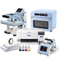 Epson surecolor f170 dye sublimation printer. Includes full set of ink, UserGuide, Ac Power Cable, Sublimation Starter Kit, Thermal Tape , 8.5x11 & 8.5 x 14 SCF170
