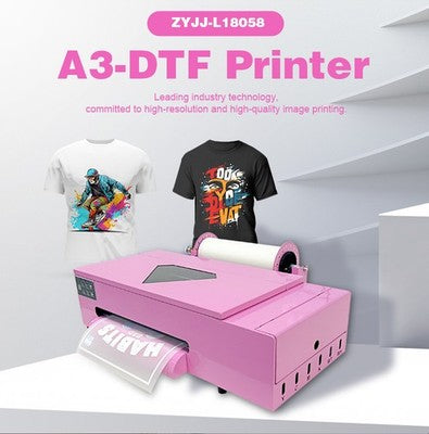 🔥A3 Pro DTF XP600 Printer Flatbed T-Shirt Printer for Cloth / Canvas Printed