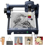 ACMER S1 Laser Engraver, 6000mW Laser Engraver Machine Higher Accuracy Lazer Cutter and Engraving Machine with Working Area 130x130mm,0.04mm Laser Spot Engraving Machines & Tools