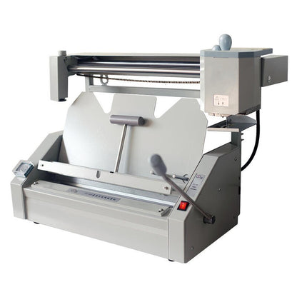 Heavy Duty Book Binding Machine Hot Melt Glue Binder w Built-in Milling Cutter