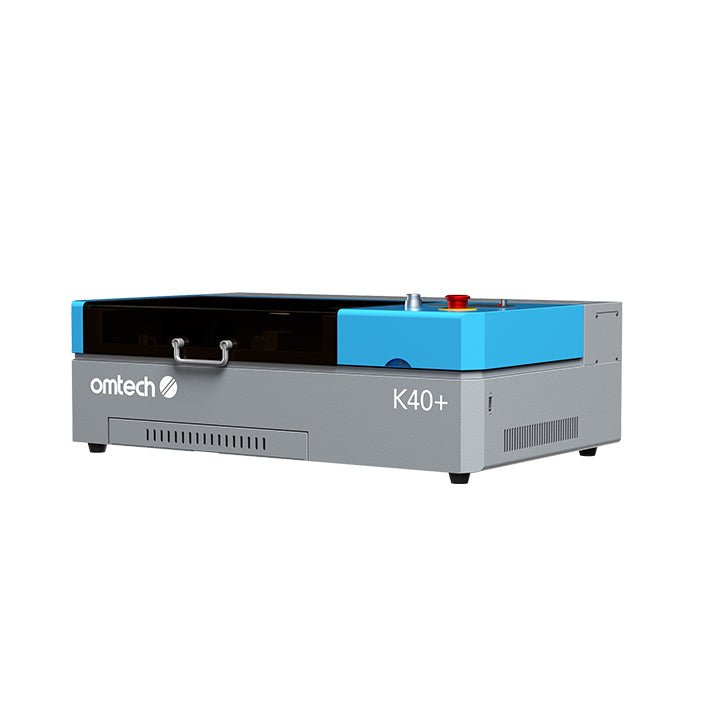 OMTech K40+ 45W Desktop CO2 Laser Engraver with 8" x 12" Working Area and Detachable Honeycomb Workbed