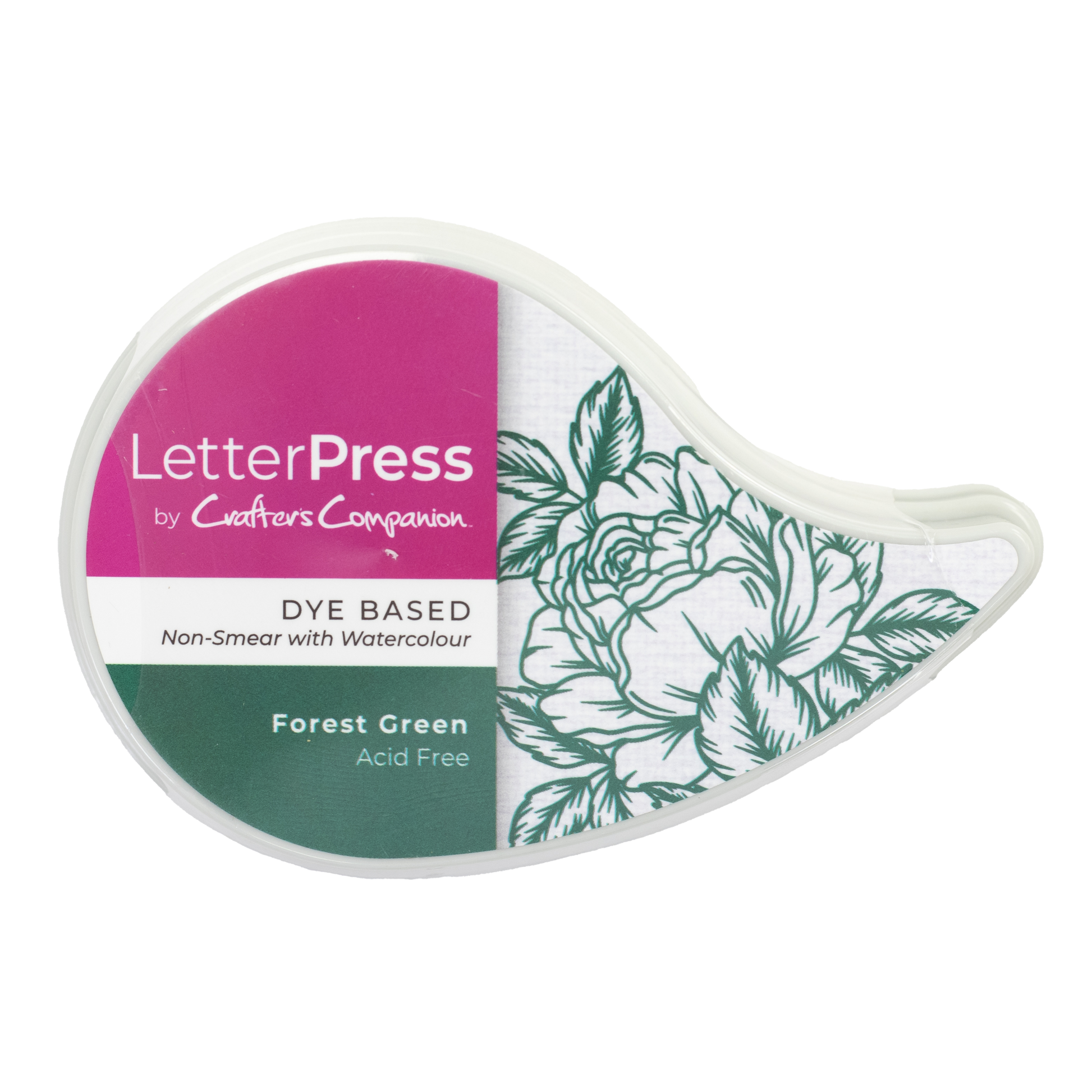 Crafter’S Companion - Letterpress Inkpad - Forest Green