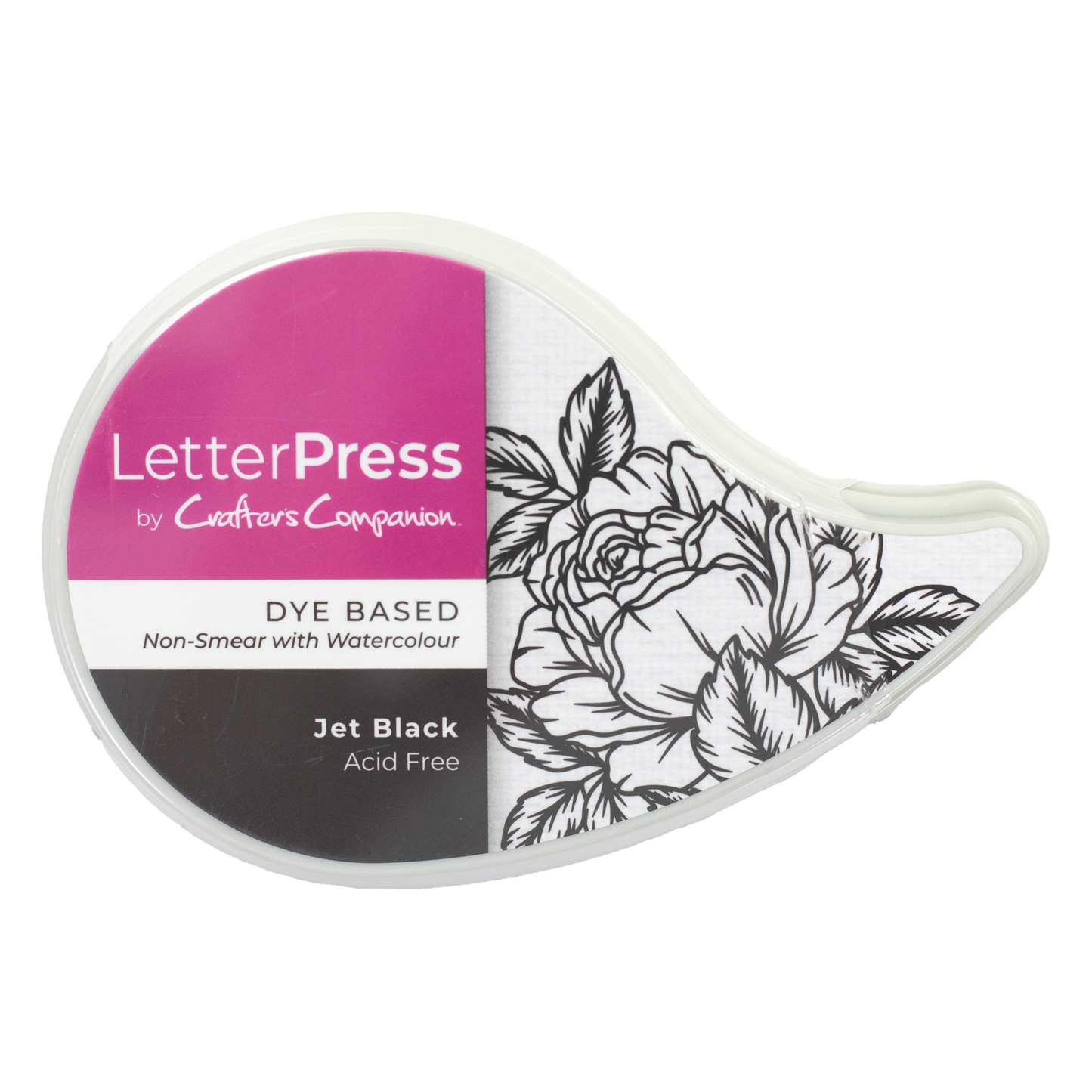 Crafter’S Companion - Letterpress Inkpad - Jet Black