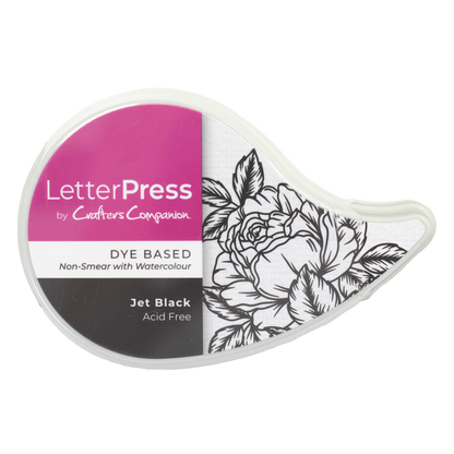 Crafter’S Companion - Letterpress Inkpad - Jet Black