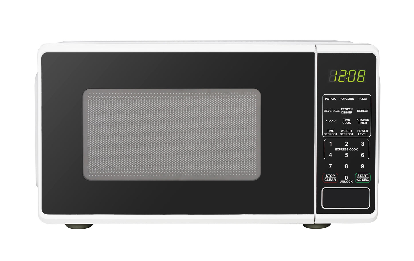 0.7 Cu Ft Countertop Microwave Oven, 700 Watts, White