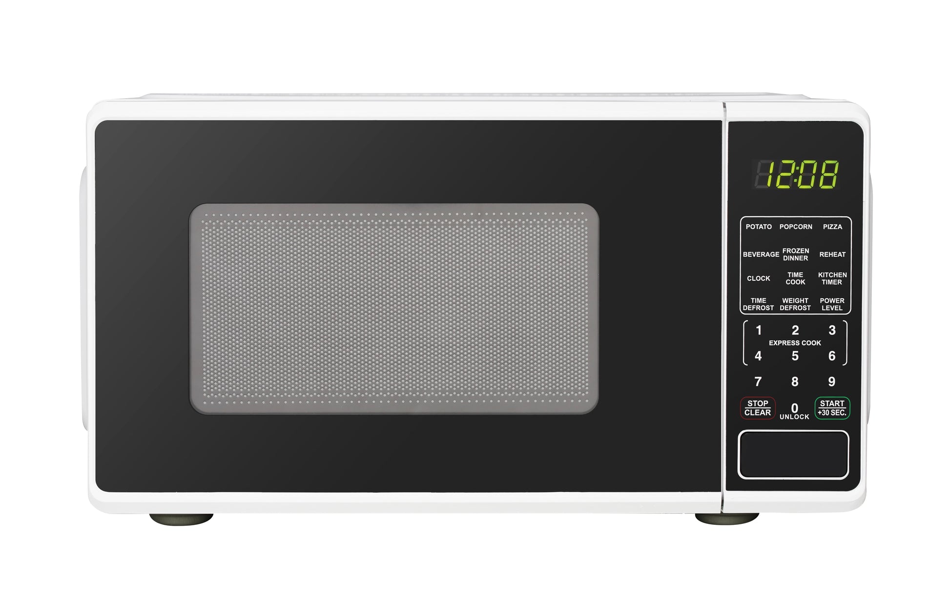0.7 Cu Ft Countertop Microwave Oven, 700 Watts, White