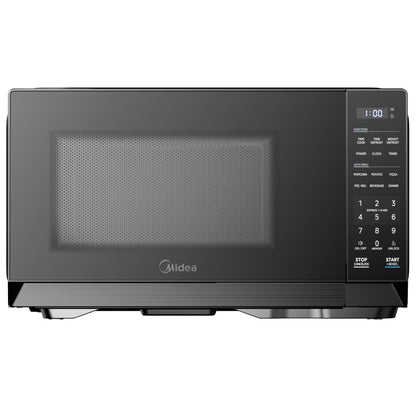 1.1 Cu. Ft. Countertop Microwave Oven, 1000W, Compact Microwave for Dorm, Office, Kitchen, Black