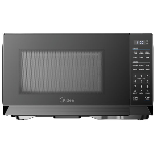 1.1 Cu. Ft. Countertop Microwave Oven, 1000W, Compact Microwave for Dorm, Office, Kitchen, Black