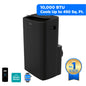 10,000 BTU Smart Portable Air Conditioner, New, Covers up to 450 Sq. Ft., Black,