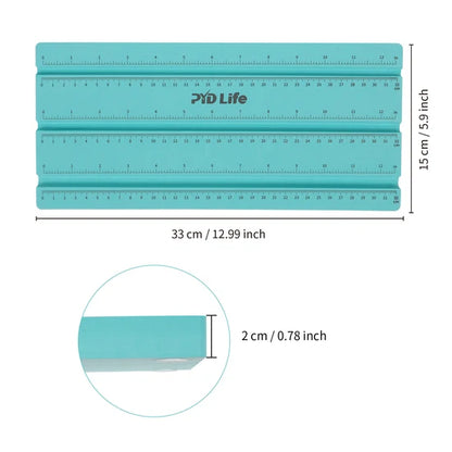 PYD Life Sublimation Tools for Pens Straws Wrapping Measuring Mint Green or Light Blue
