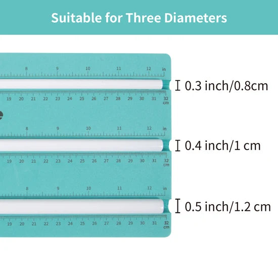 PYD Life Sublimation Tools for Pens Straws Wrapping Measuring Mint Green or Light Blue