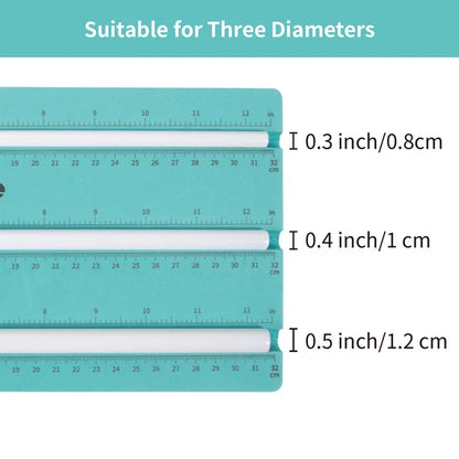 PYD Life Sublimation Tools for Pens Straws Wrapping Measuring Mint Green or Light Blue