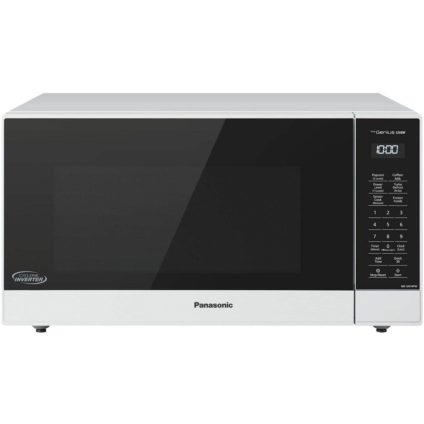 1.6-Cu. Ft. 1250W Countertop Microwave with Inverter Technology, White NN-SN74PW