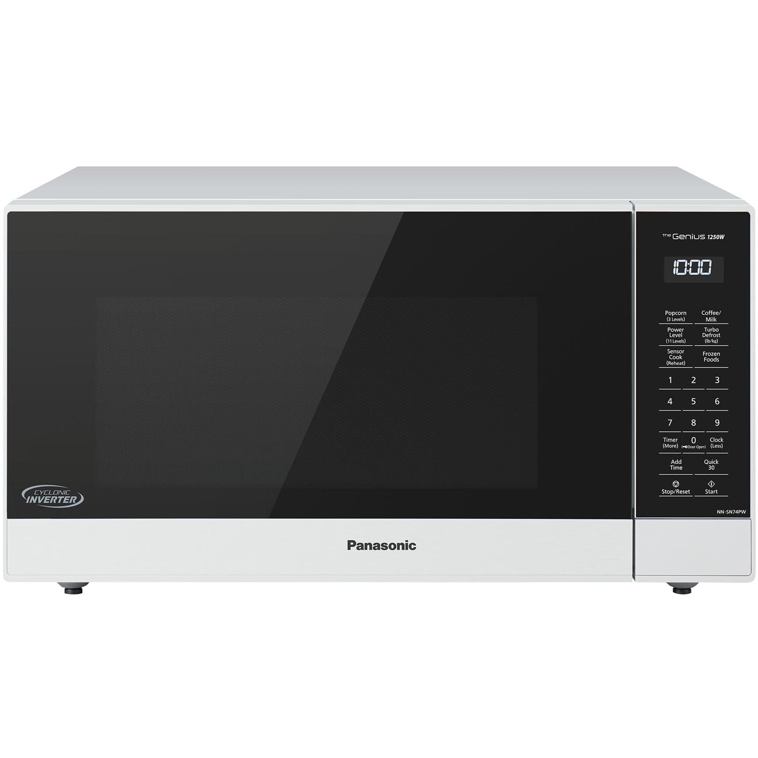 1.6-Cu. Ft. 1250W Countertop Microwave with Inverter Technology, White NN-SN74PW