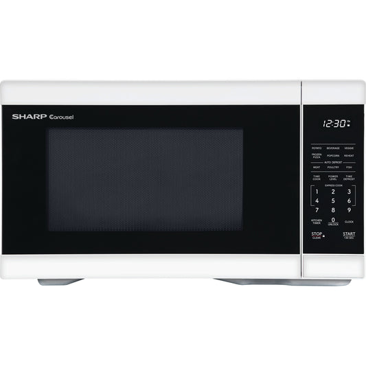1.1 CF Countertop Microwave Oven in White , ZSMC1161KW