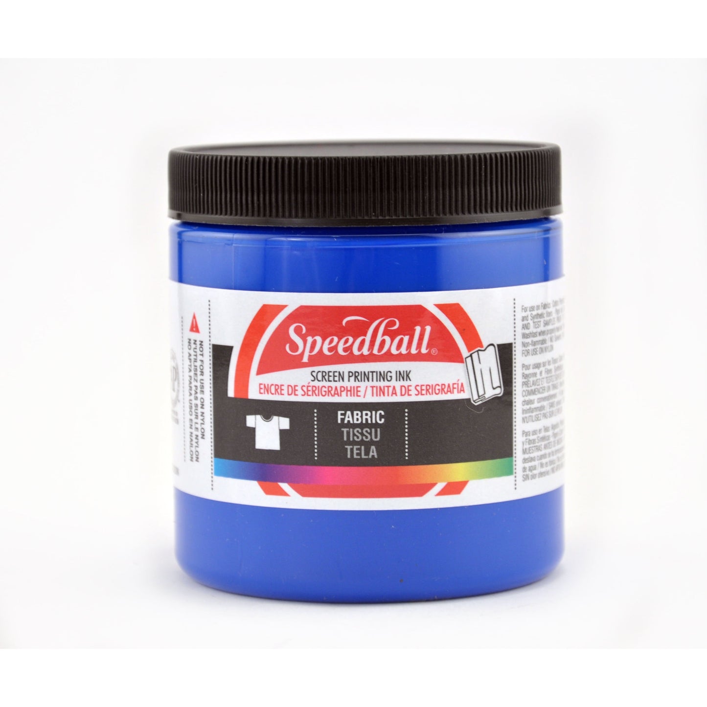 Fabric Screen Printing Ink, 8 Oz., Blue