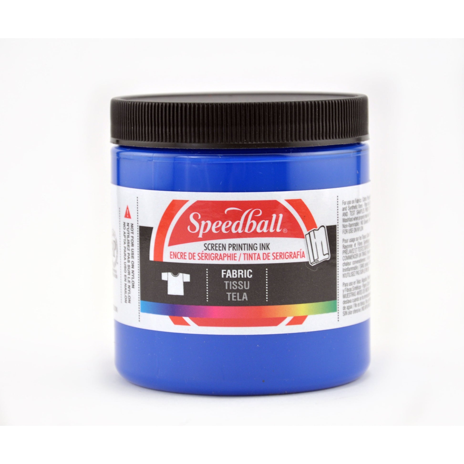 Fabric Screen Printing Ink, 8 Oz., Blue