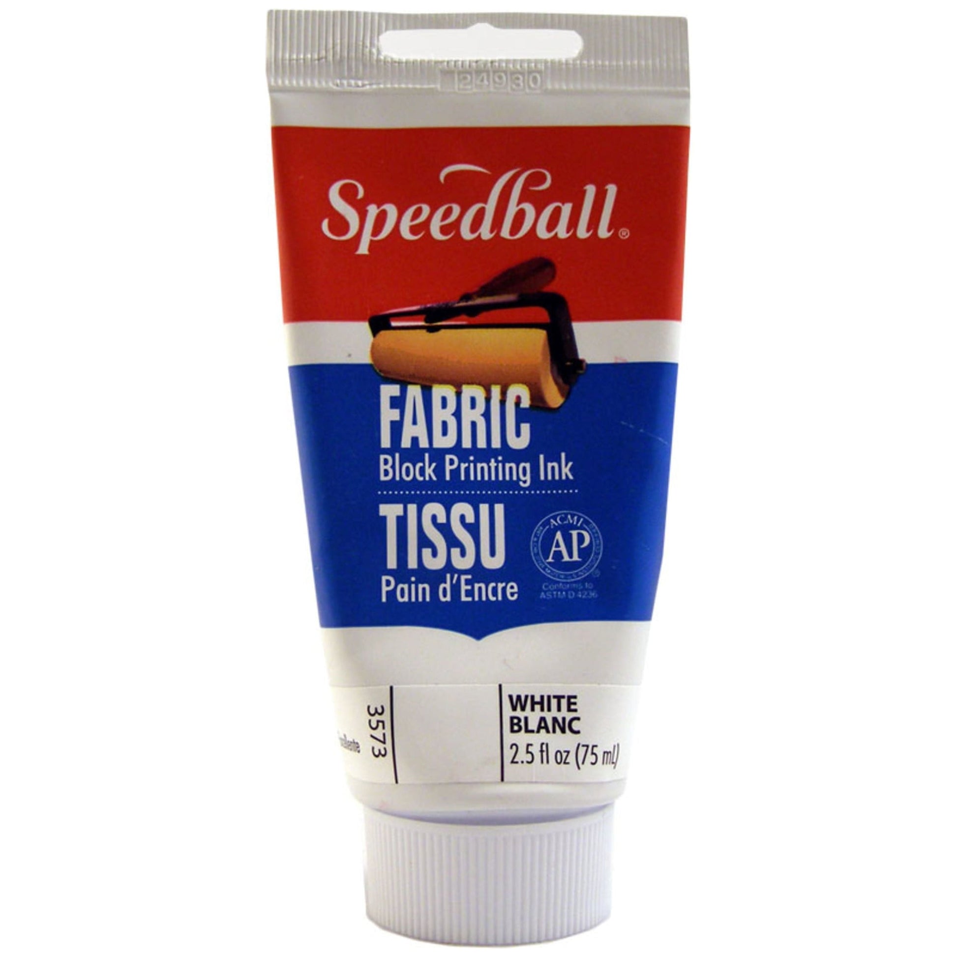 Printing Inks for Fabrics, 2.5 Oz., White