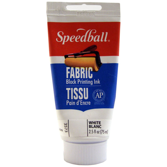 Printing Inks for Fabrics, 2.5 Oz., White