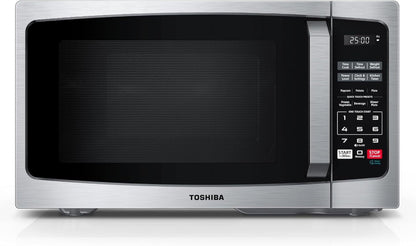 0.9 Cu Ft Microwave Oven, 6 Auto Menus, Mute Function, Child Lock, 900W, Stainless Steel