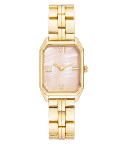 Gold Tone Metal Bracelet Ladies Watch