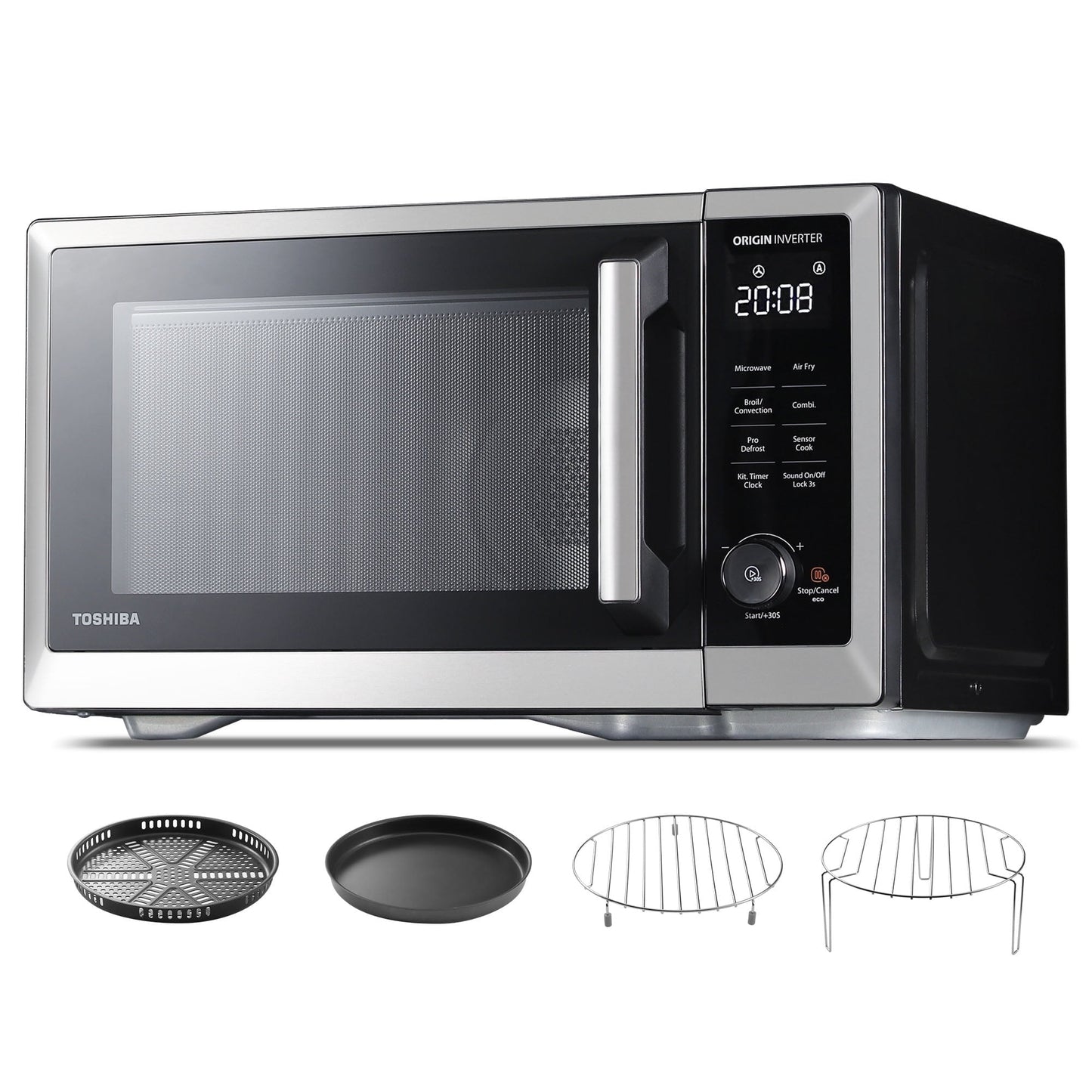 1 Cu Ft Countertop Microwave Ovens in Silver