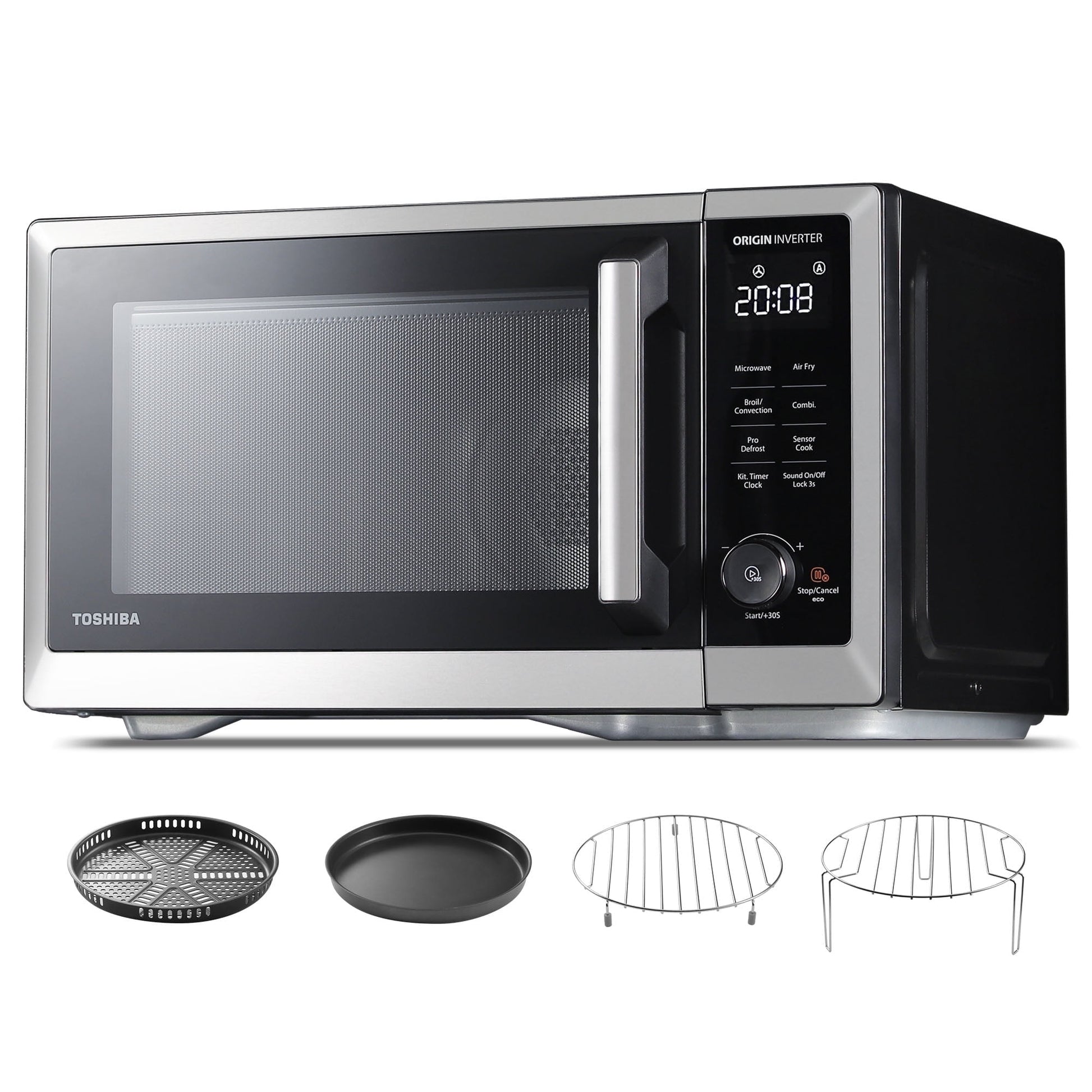 1 Cu Ft Countertop Microwave Ovens in Silver