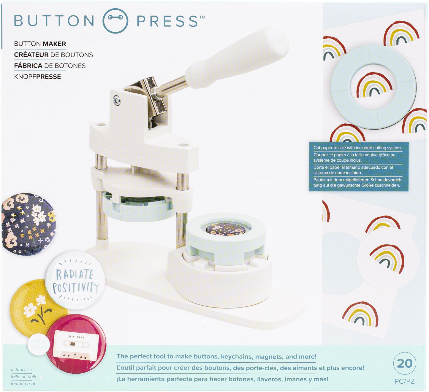 We R Memory Keepers WR660524 Button Press Kit