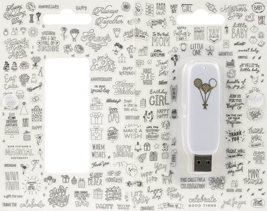 Foil Quill USB Artwork Drive-Celebration