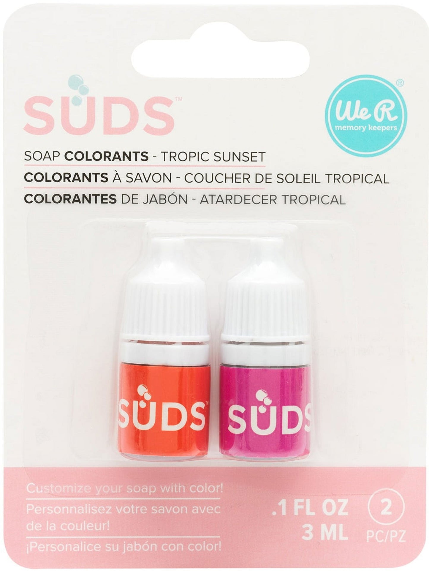 Suds Colorant 2/Pkg-Tropical Sunset