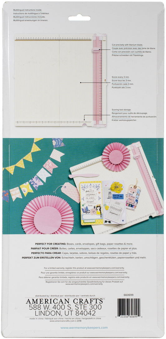 We R Memory Keepers Trim & Score Board-Metric