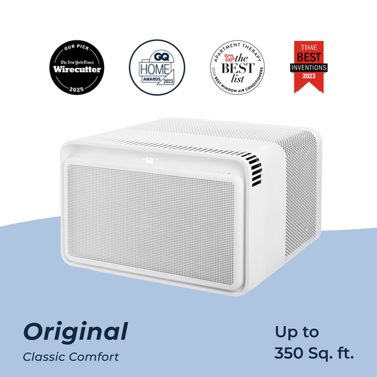 8,000 BTU Window Air Conditioner - Quiet & Smart, Cools up to 350 Sq. Ft. - #1 Easy to Install AC, App/Wi-Fi, Remote Control, Voice-Enabled, 2X Insulation, White