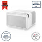 8,000 BTU Window Air Conditioner - Quiet & Smart, Cools up to 350 Sq. Ft. - #1 Easy to Install AC, App/Wi-Fi, Remote Control, Voice-Enabled, 2X Insulation, White