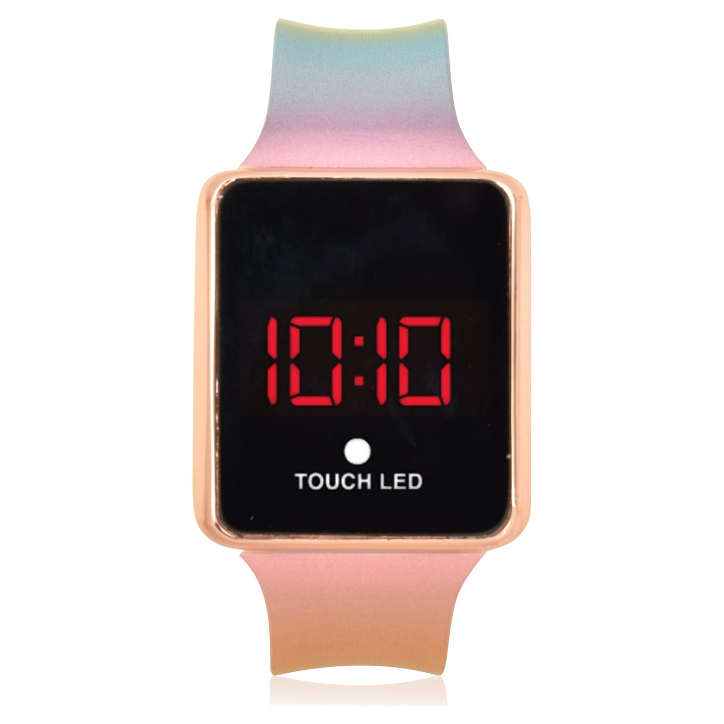 Multi Colored Touch LED Watch with Silicone Strap (WN4060WM)