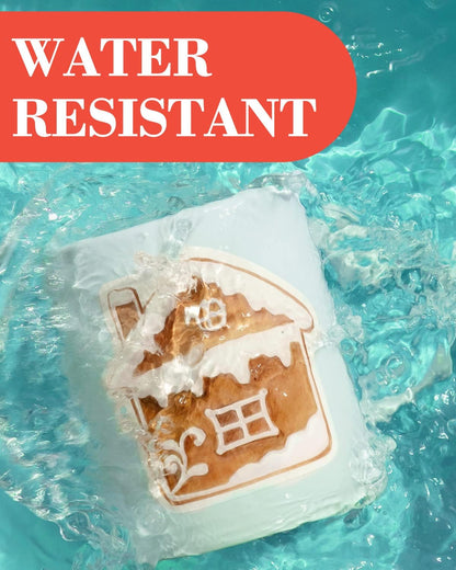 Lzerking Printable Vinyl Sticker Paper for Inkjet Printer - 25 Sheets Glossy White Self-Adhesive Waterproof Decal Sticker Paper - 8.5X11 Inches Dries Quickly Vivid Colors DIY Crafts