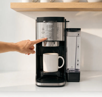 Dualbrew Coffee Maker Grounds & Pods Hot & Iced, Rapid Cold Brew