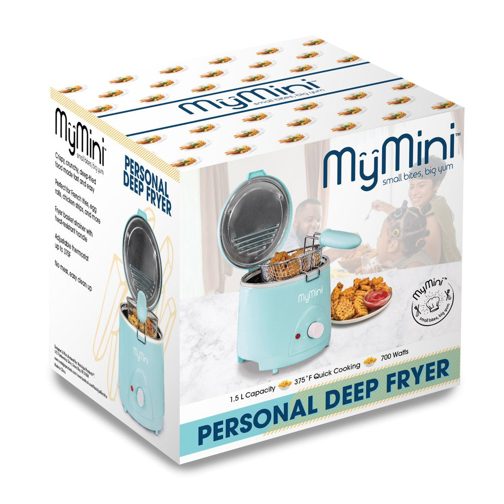 New 1.5-Quart Deep Fryer, Blue