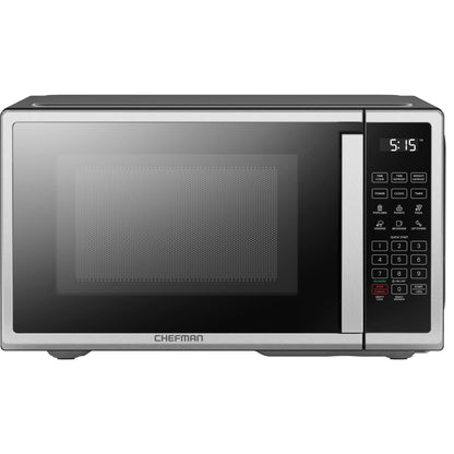 0.9 Cu Ft Countertop Microwave Oven, 900 Watts - Stainless Steel