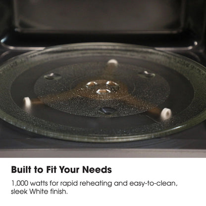 1.1 CF Countertop Microwave Oven in White , ZSMC1161KW